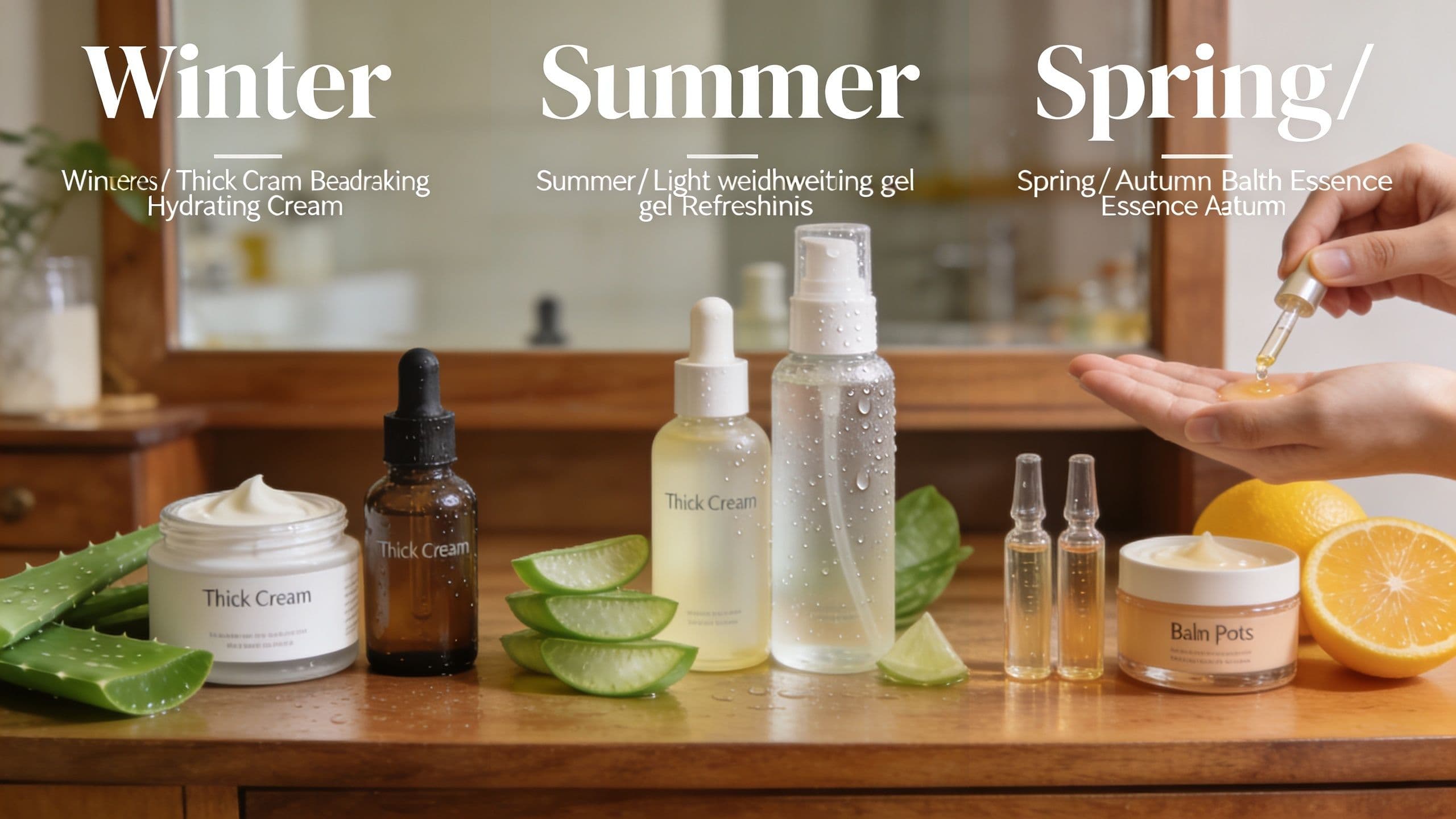 Editorial hero image for Mastering Seasonal Beauty and Skincare: Tailoring Your Routine Year-Round