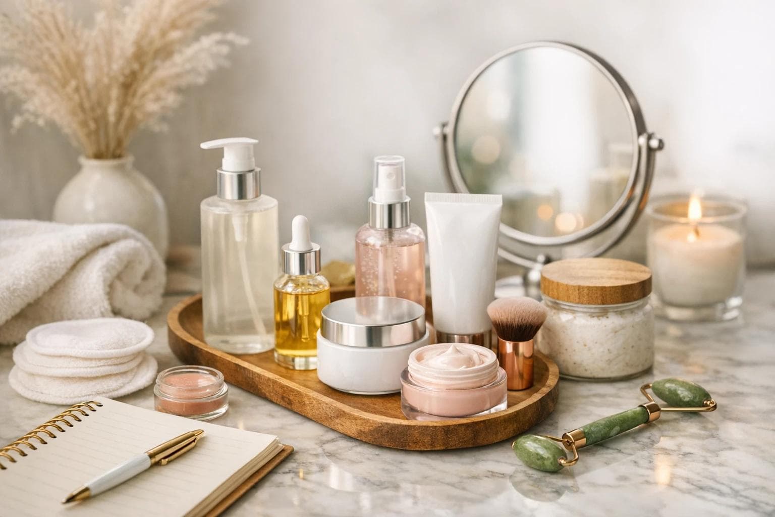 Editorial hero image for Essential Beauty Care Products List for Modern Self-Care Routines